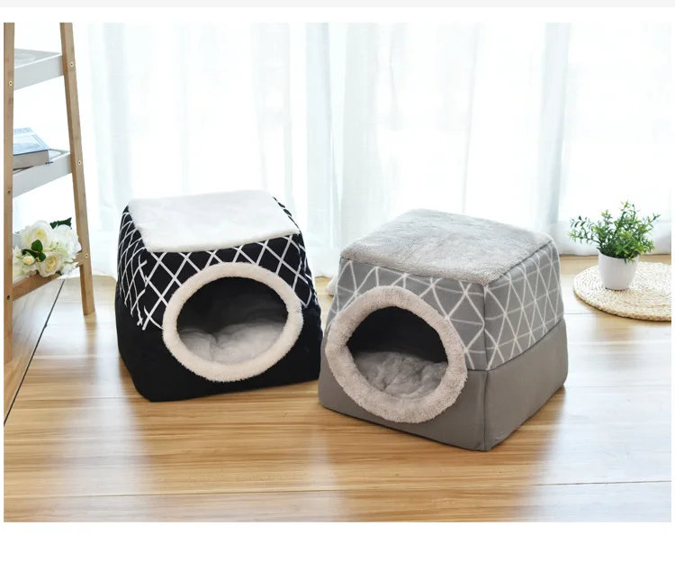 Collapsible Cat House and Bed Collapsible Cat House and Bed