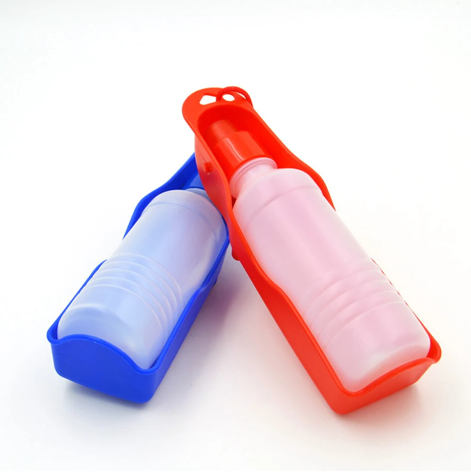 Solid Color Dog Water Bottle Solid Color Dog Water Bottle